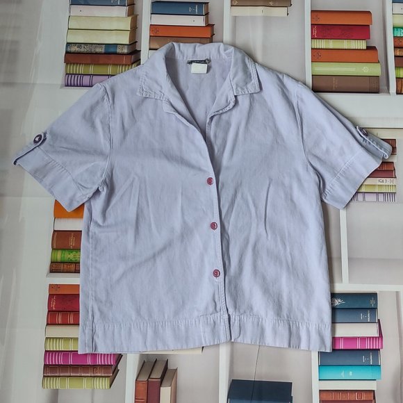 Light Purple Button Up Top - Picture 1 of 4